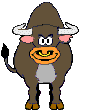 brown bull    animation