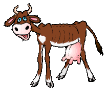 skinny cow   animation