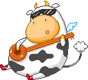 cow singing   animation