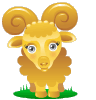 brown goat    animation