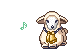  sheep with bell  animation