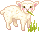 lamb eating grass    animation