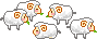  flock of sheep   animation