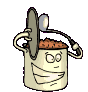 cooking pot and ladle   animation