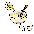 whisking in a mixing bowl   animation
