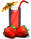 strawberry cocktail   animation