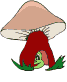 toadstool and caterpillar   animation