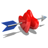 hearts and arrow   animation
