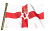 northern ireland flag animation