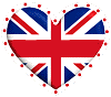 union flag heart animation